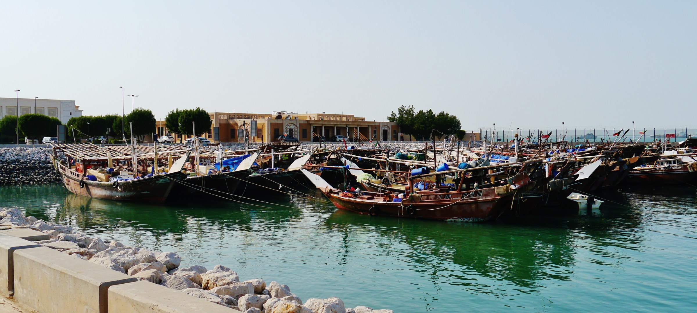 Traditional dhow on Kuwait’s waterfront
